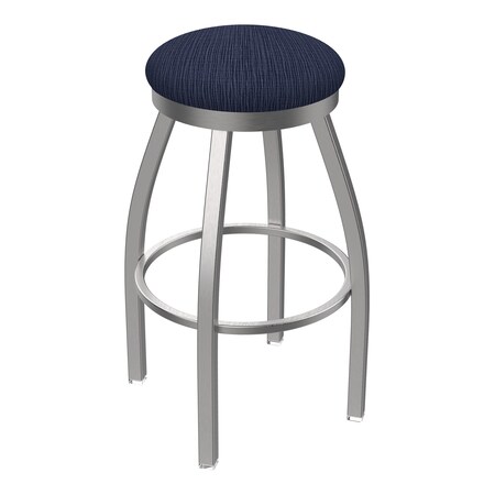 Holland Bar Stool Co 30" Swivel Bar Stool, SS Finish, Graph Anchor Seat 80230SS014